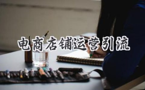 电商店铺运营引流：小白也能轻松掌握的流量秘籍！