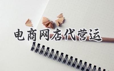 电商网店代营运