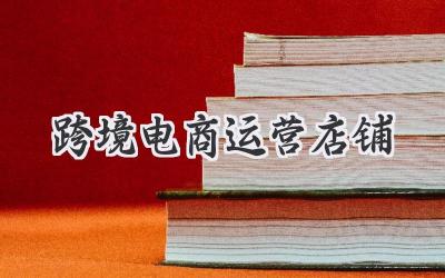 跨境电商运营店铺
