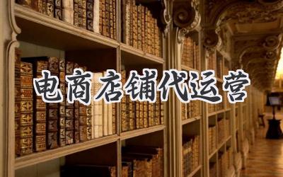 电商店铺代运营