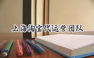上海淘宝代运营团队