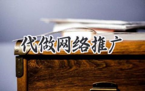 别再傻傻自己做了！《代做网络推广》深度揭秘：轻松玩转流量密码！