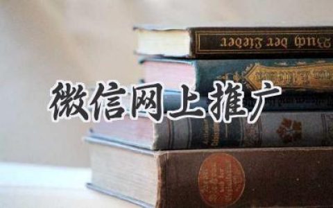 玩转微信，你的线上生意起飞秘籍：微信网上推广全攻略